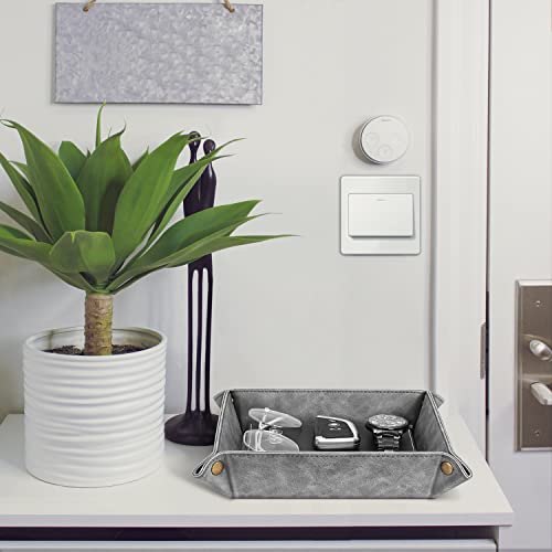 Dark Green PU Leather Valet Tray I460
