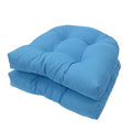 Beige Waterproof Outdoor Chair Cushion Set of 2 U3385
