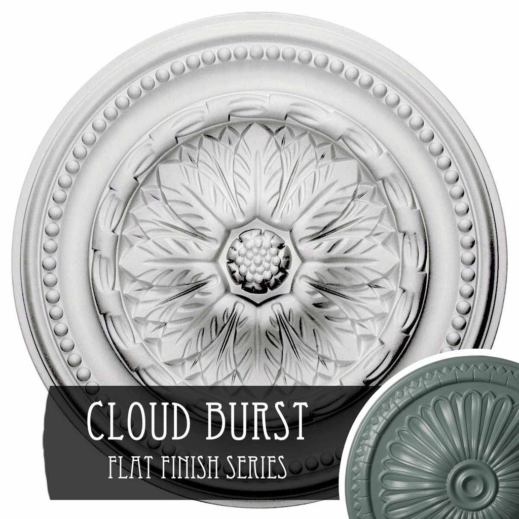 15 3/4 inch x 1 7/8 inch Hand-Painted Ceiling Medallion V343332