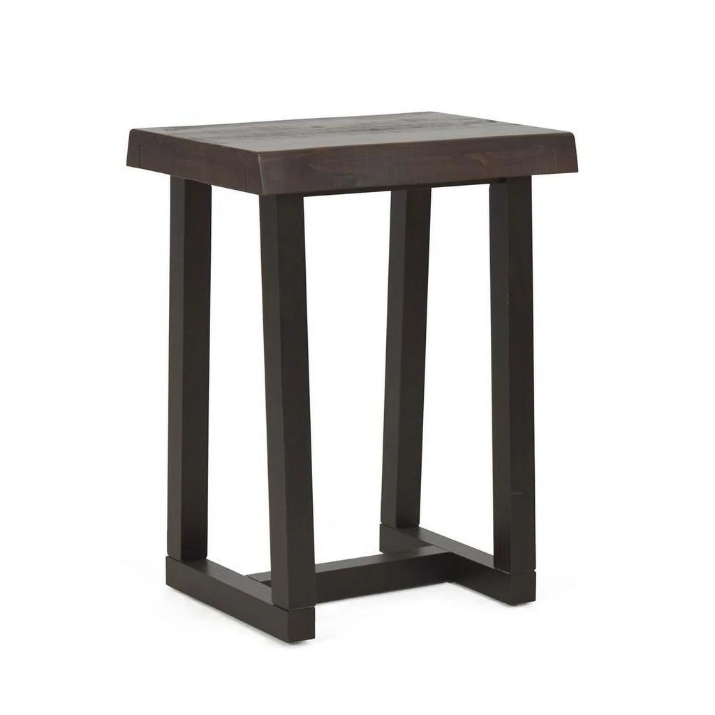 Solid Wood Live Edge Stool Set of 3 B704