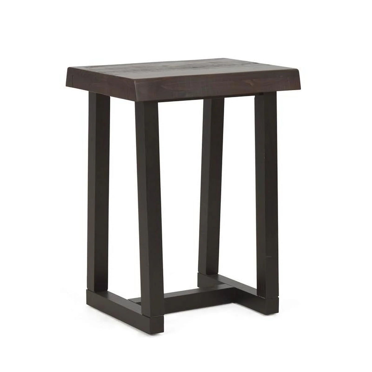 Solid Wood Live Edge Stool Set of 3 B704