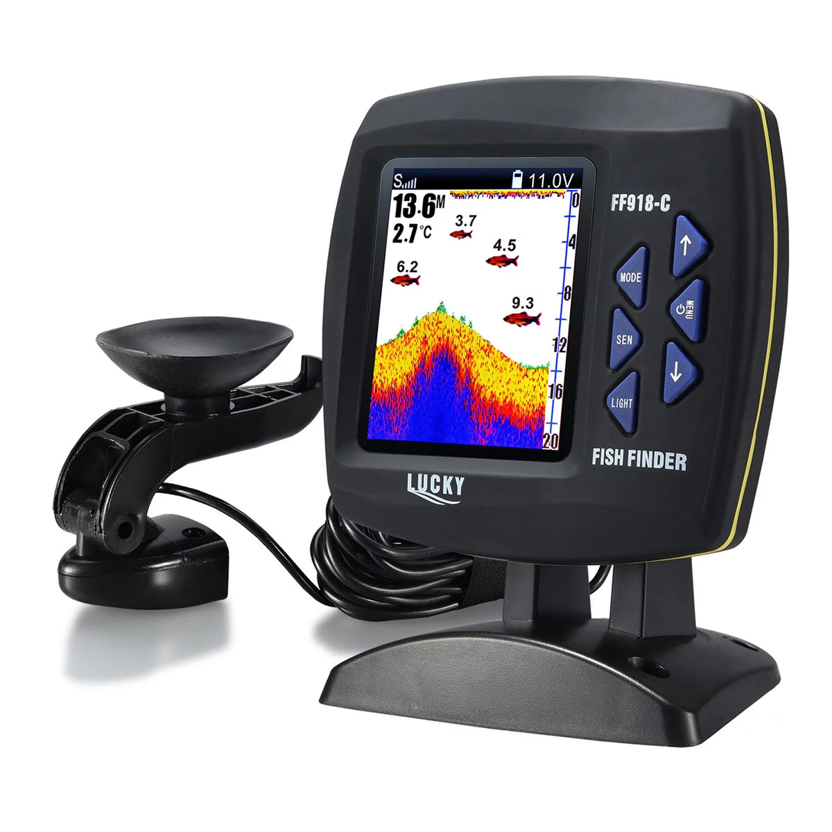 Fish Wired LCD Monitor Portable Fish Locator Camera N6401