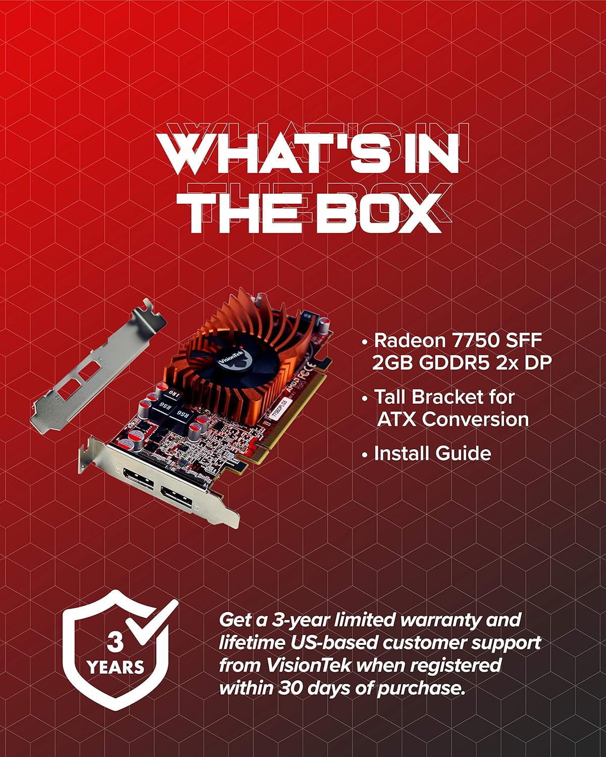 2GB GDDR5 SFF Graphics Card with DisplayPort 1.2 L85458
