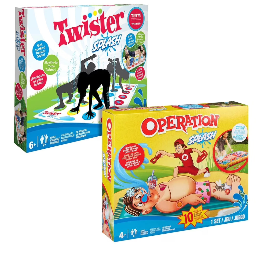 Twister Splash & Operation Splash Games Family Bundle G795