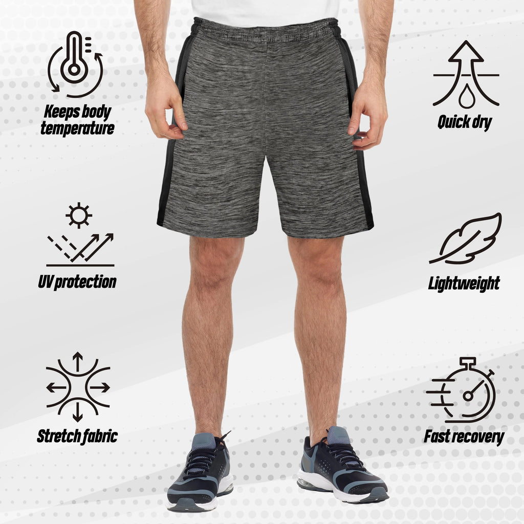 Men's Dry-Fit Athletic Shorts with Two Side Pockets O157519