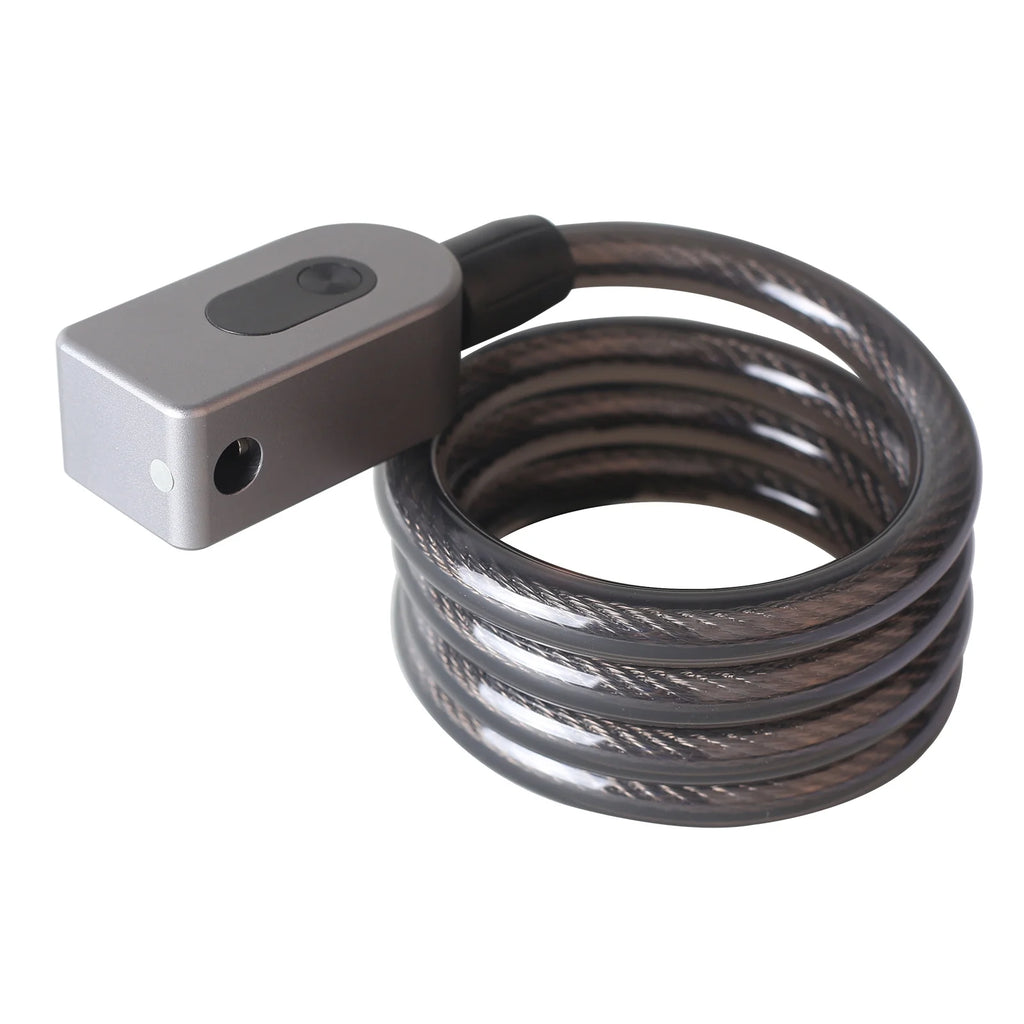 Bike Lock Cable Combination Lock Keyless Cable Lock IP66 Waterproof Built-in Battery U5739