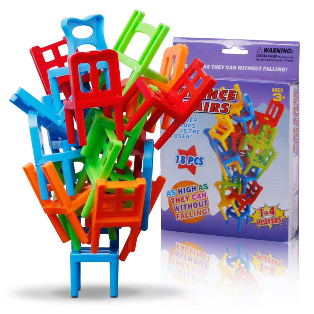 Balance Stacking Chairs Board Game L5575