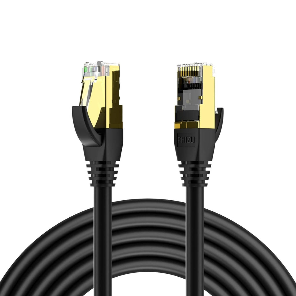 Cat8 Ethernet Cable 100ft 26AWG Waterproof Shielded SFTP RJ45 V6171