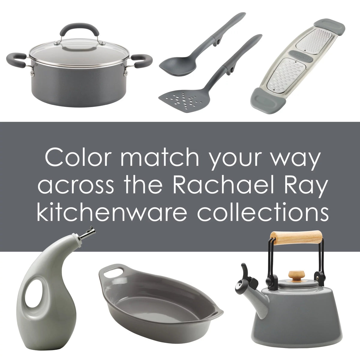 3-Piece Sea Salt Gray Kitchen Prep Set X694