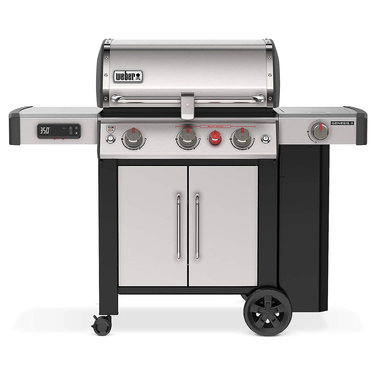 Stainless 3 Burner Liquid Propane Gas Smart Grill Z947464