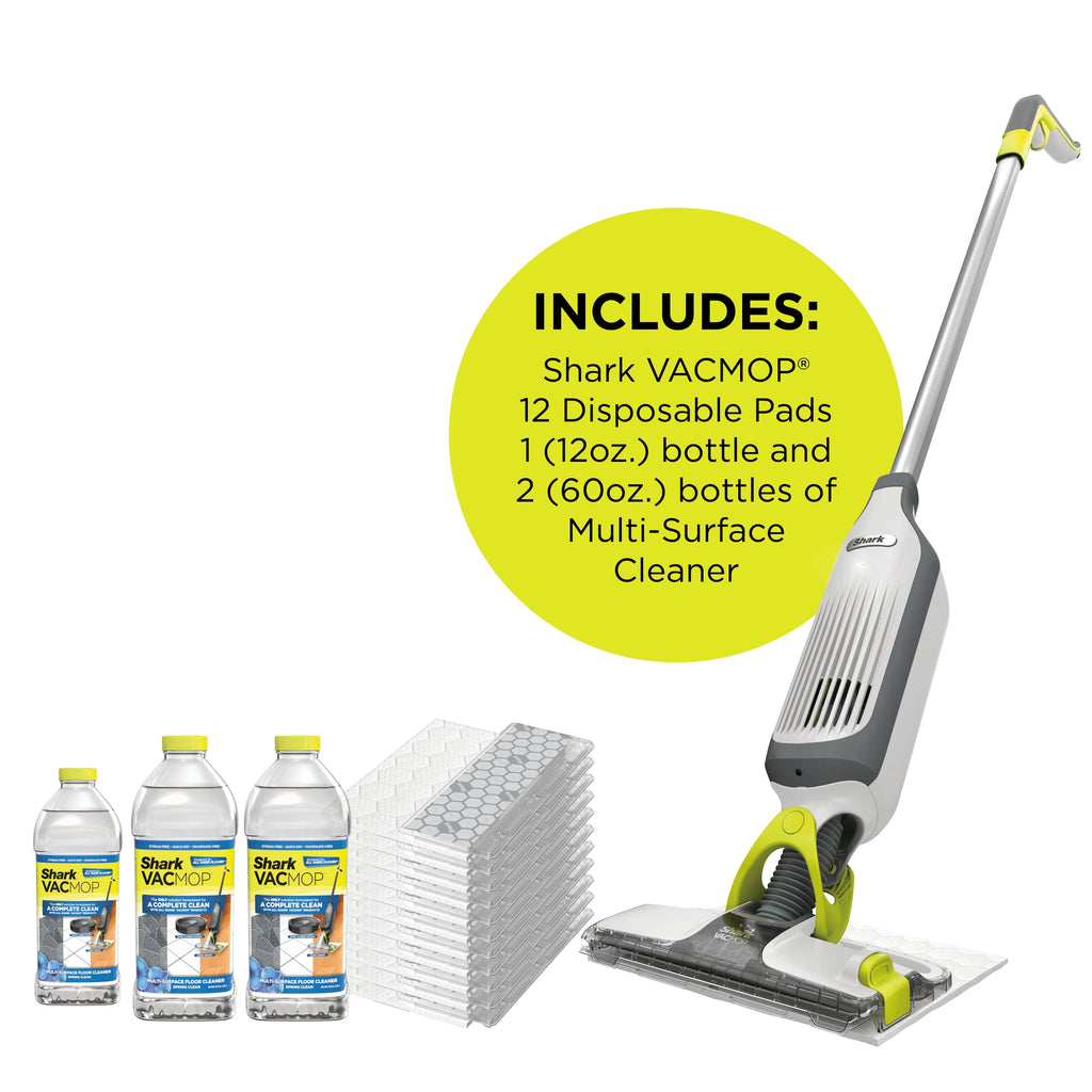 Cordless Hard Floor Vacuum Mop with Disposable Pads W4028