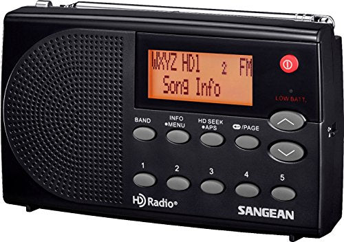 Black Portable HD Radio E825067
