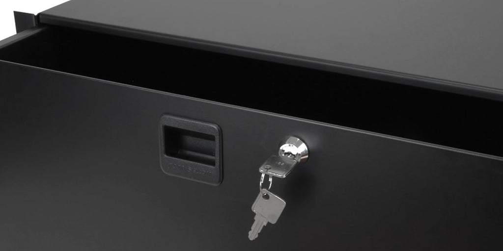 Standard Steel Rack Drawer 5U Sliding with Slam Latch & Keyed Lock M23298