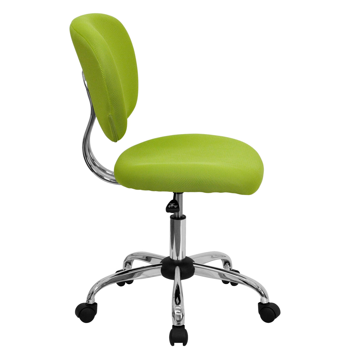 Yellow Mid-Back Mesh Padded Swivel Task Office Chair E491632