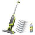 Cordless Hard Floor Vacuum Mop with Disposable Pads W4028