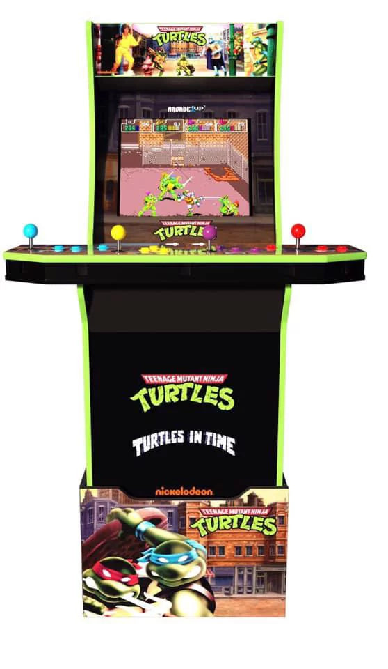 Teenage Mutant Ninja Turtles Arcade Machine with Riser B6232