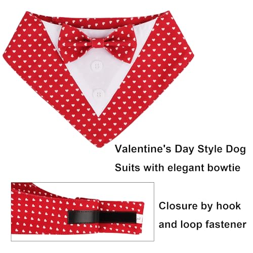 Red Plaid Dog Christmas Collar with Bowtie N30902