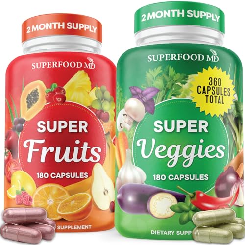 Fruit and Veggie Supplement 180 Count Pack of 2 X48376
