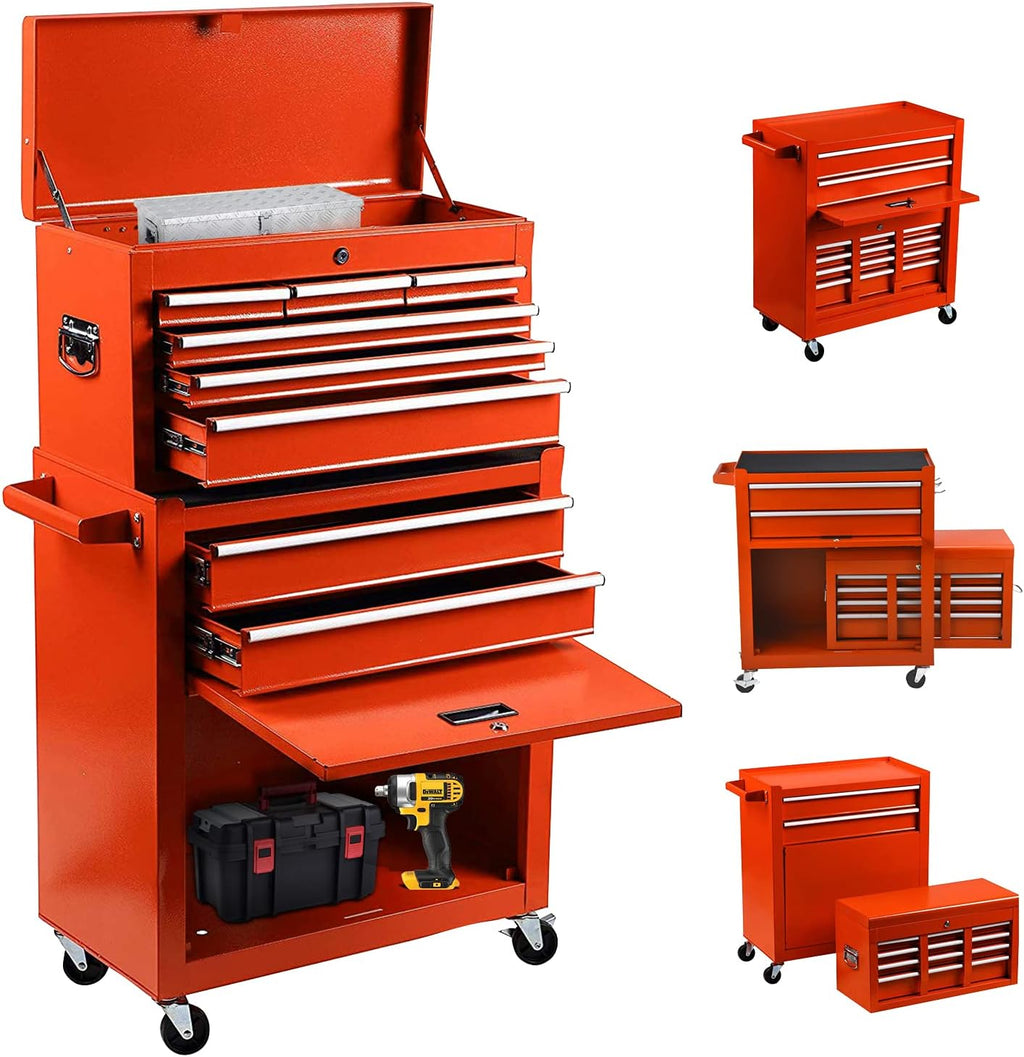 8 Drawer Rolling Tool Chest with Wheels G843