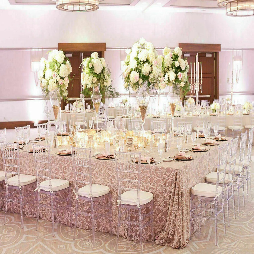 4 Pcs Stacking Clear Chiavari Chairs J968935