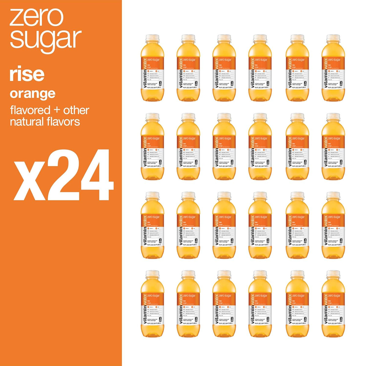 16.9 Fl Oz Pack of 24 Electrolyte Enhanced Orange Water K129