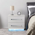 55x37x50cm 2 Drawer High Gloss Nightstand A809