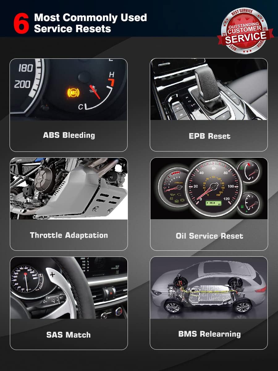 7Inch OBD2 Car Scanner Code Reader Diagnostic Tool O449347