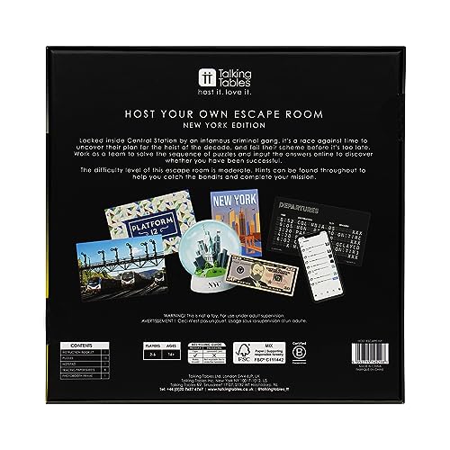 Escape Room Game New York Edition | 2-6 Players | Ages 16+ J49285