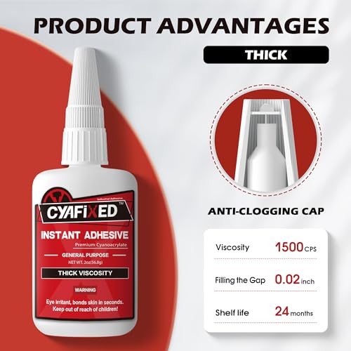 4 oz. Thick Viscosity CA Glue R845664