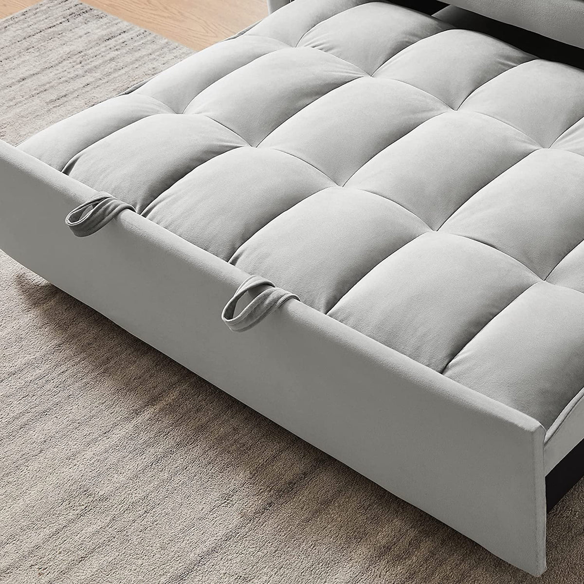 Velvet Loveseat Sofa Couch With Toss Pillows M16570