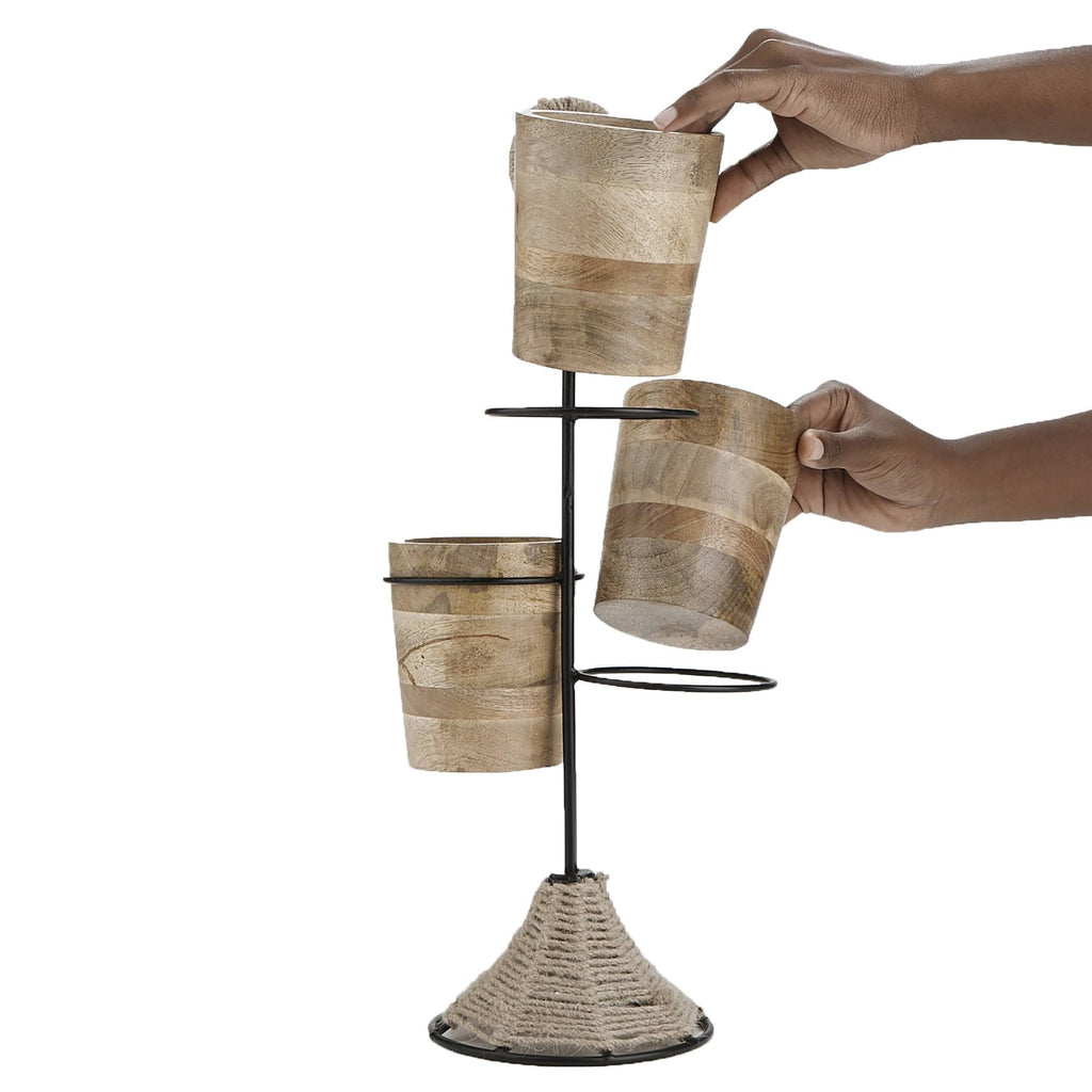 Brown Utensil Caddy F3748