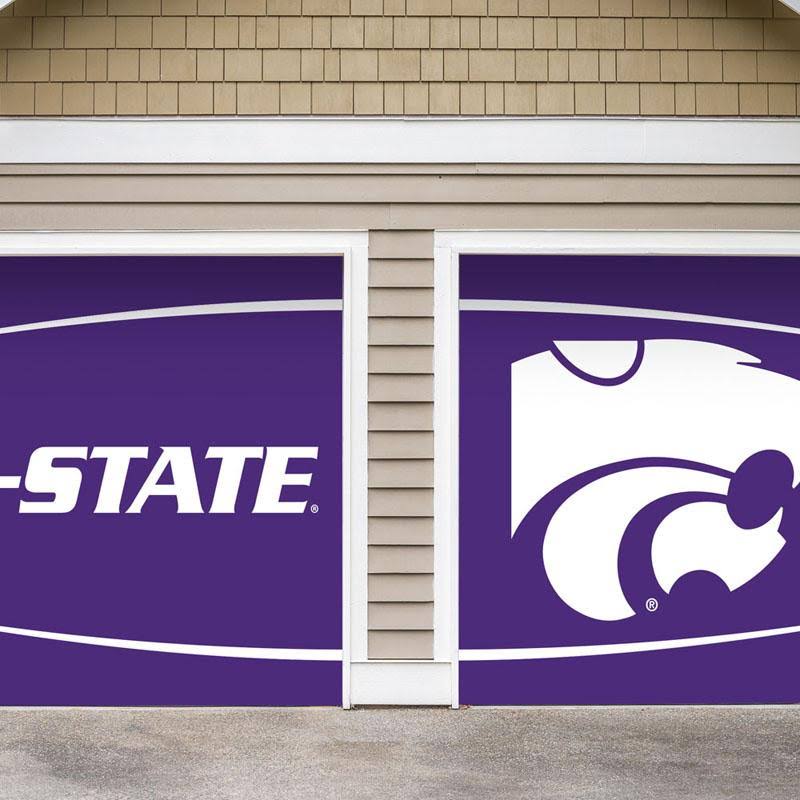 7 x 16 ft. NCAA Double Garage Door Decor H5124