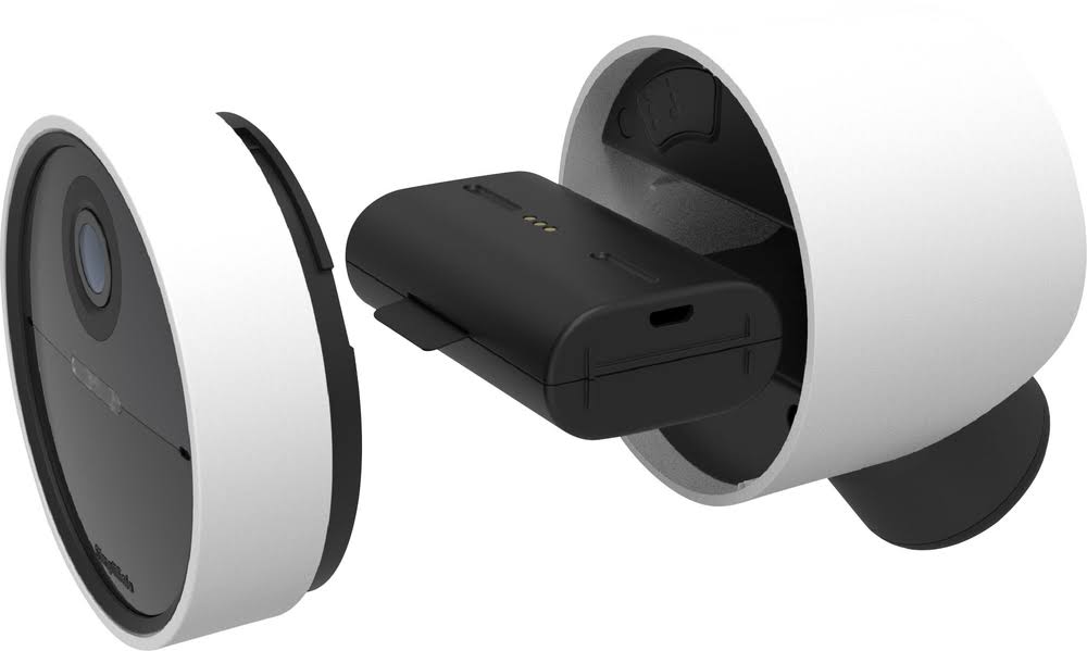 Wireless Outdoor Security Camera White E4013