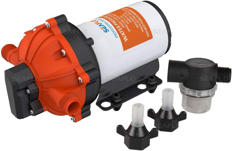 24v Water Pressure Diaphragm Pump 18.9 L/min 60 Psi N26870