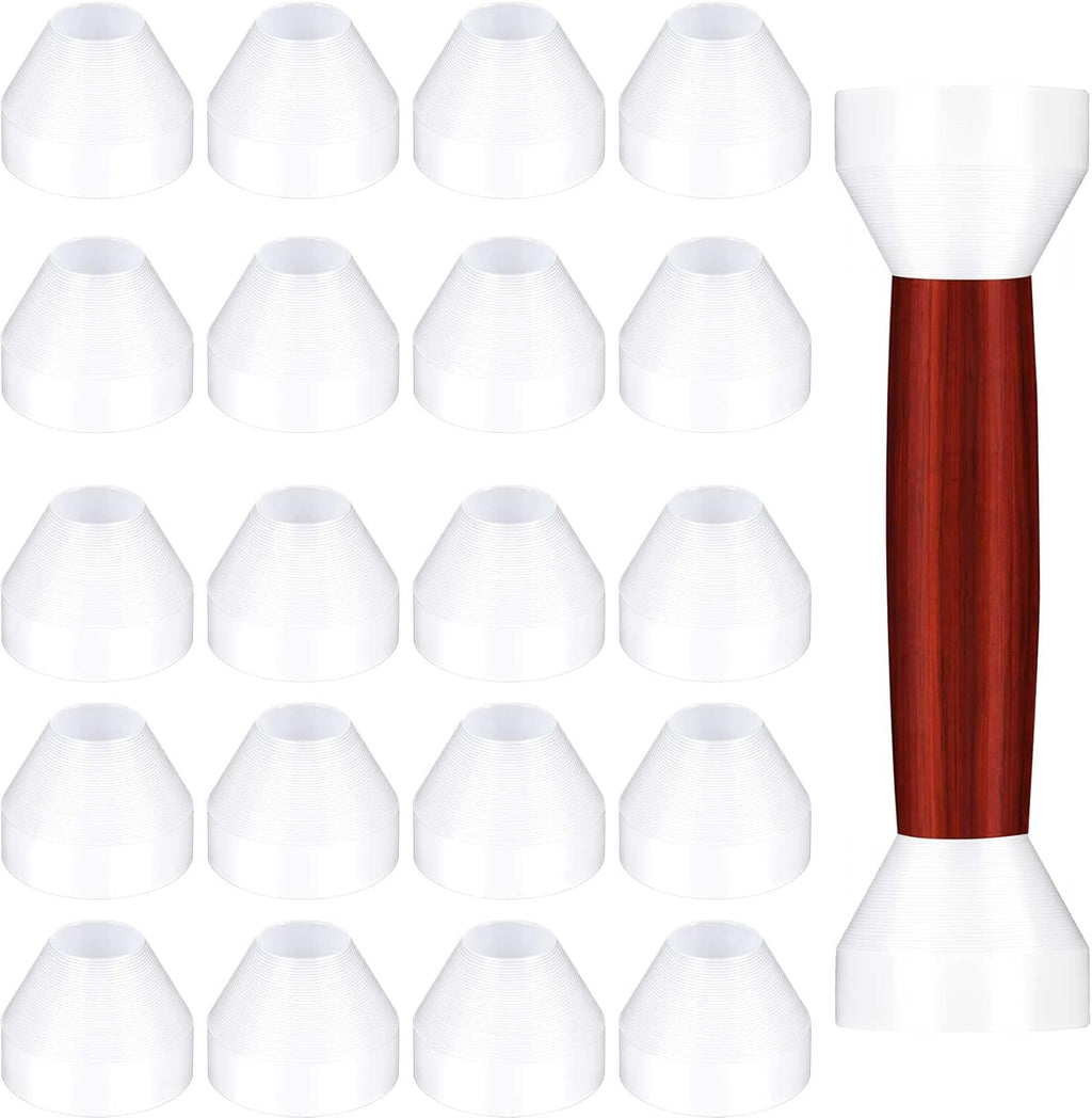 20 Pack White Non-Stick Pen Bushing for CA Finishing Pen Turning B610798