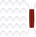 20 Pack White Non-Stick Pen Bushing for CA Finishing Pen Turning B610798