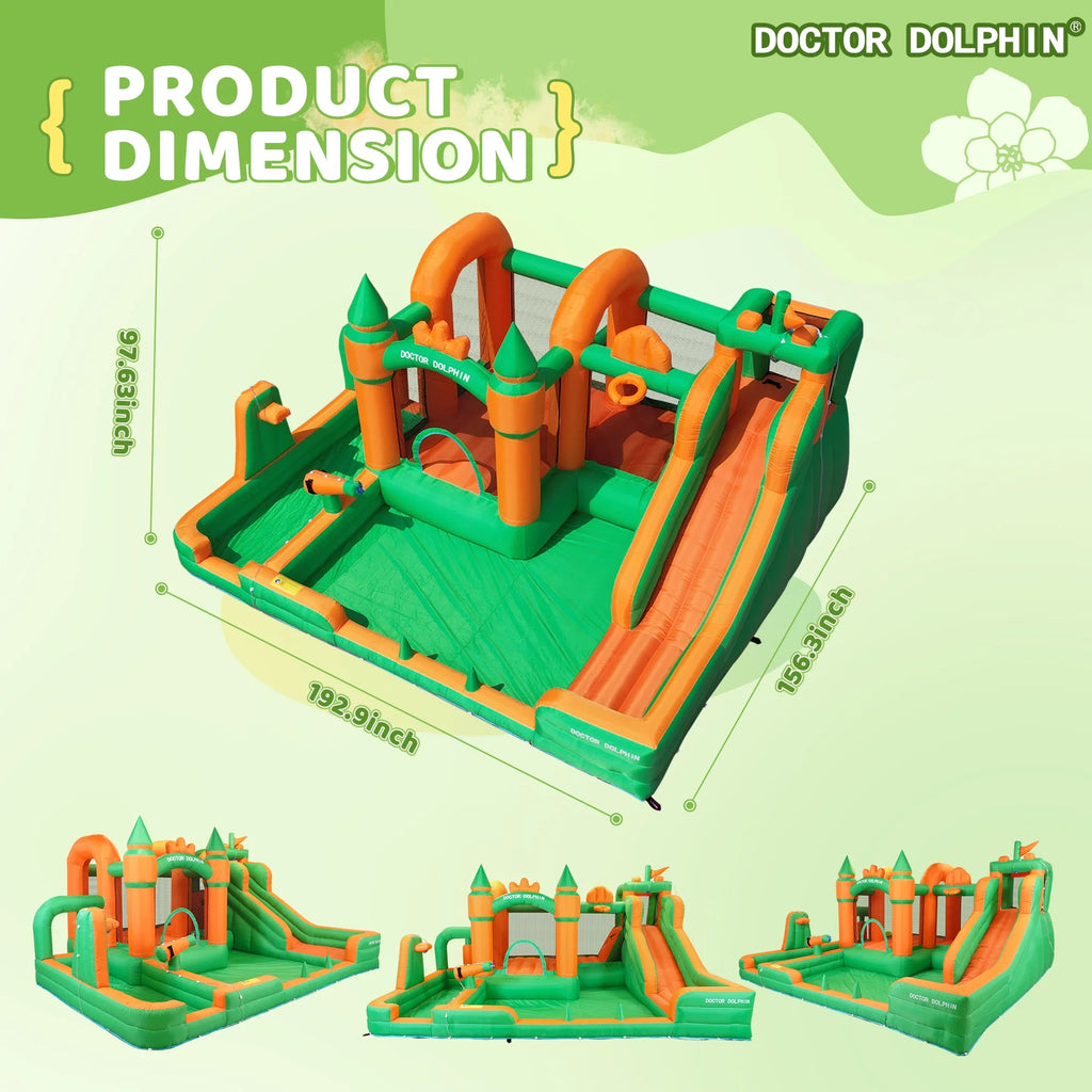 Inflatable Water Slide Bounce House with Blower R3987