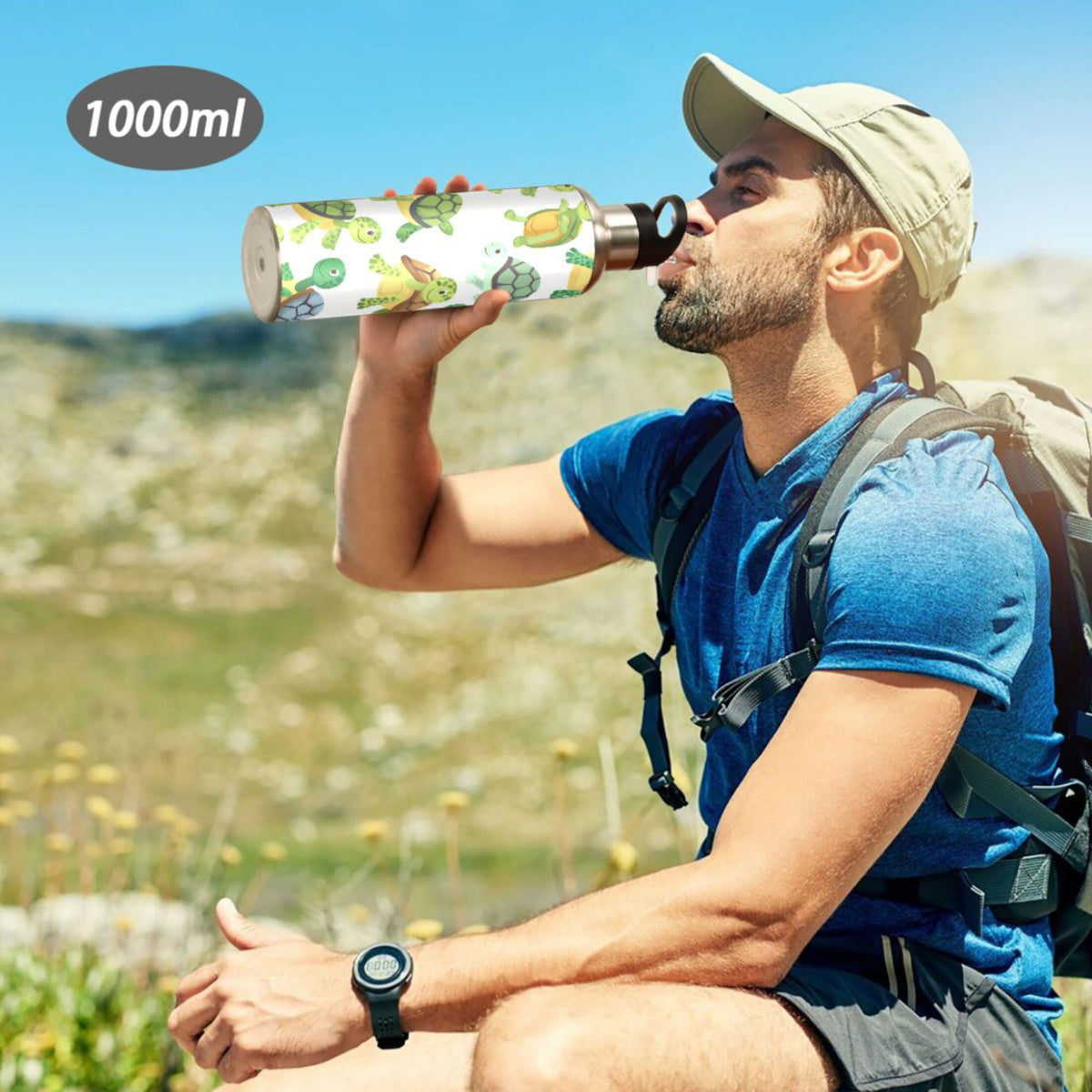 Insulated Stainless Steel Water Bottle with Straw Lid 20 oz J670
