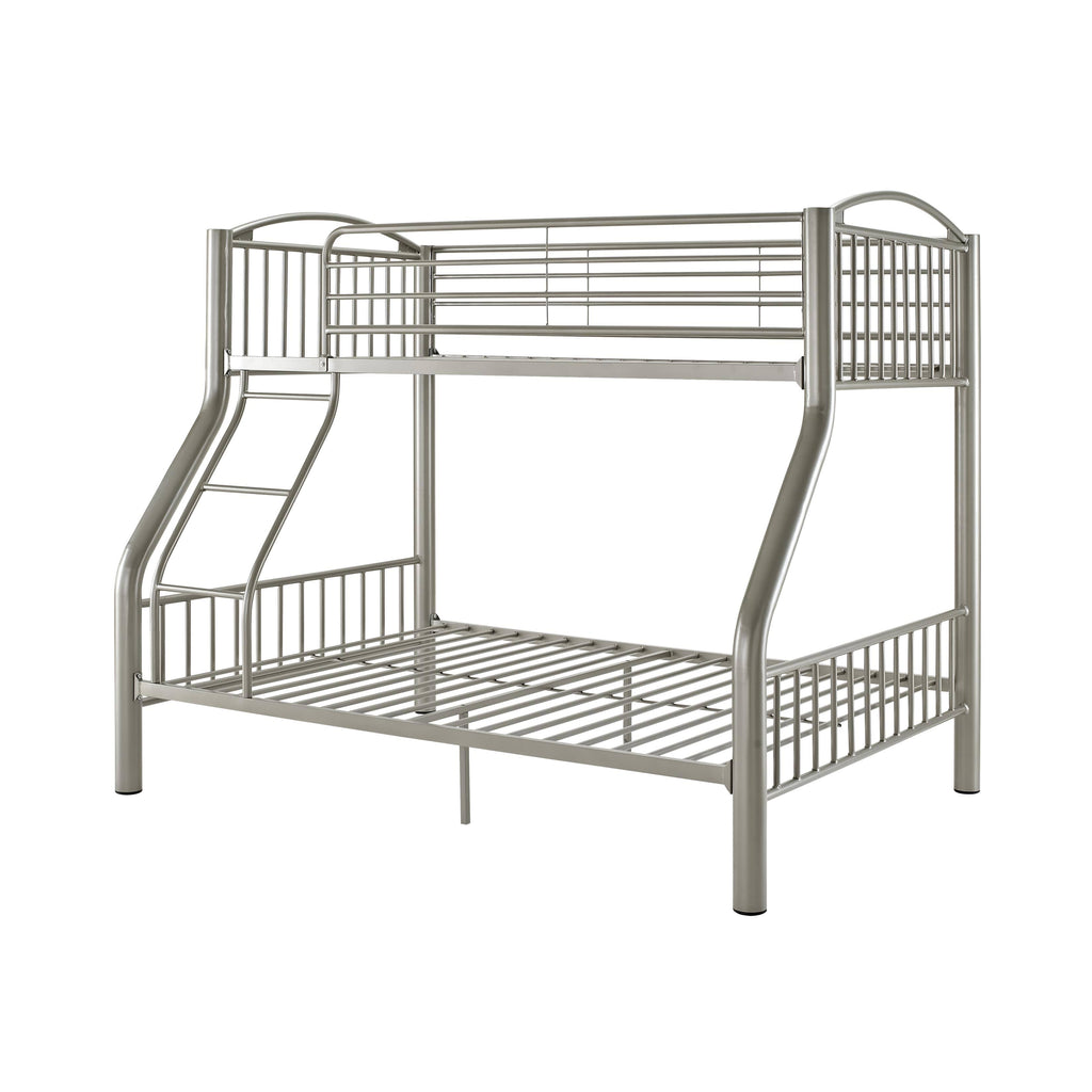 Twin Over Full Pewter Bed E2932