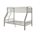 Twin Over Full Pewter Bed E2932