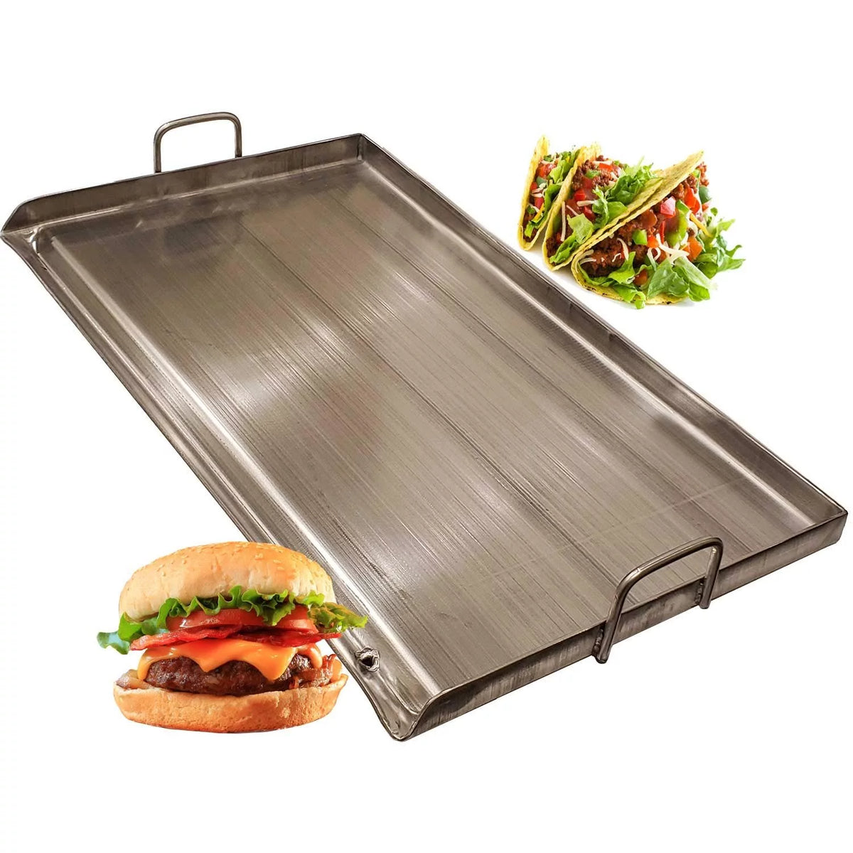 Stainless Steel Rectangular Griddle 32" x 17" W738095