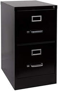 2 Drawer Black Metal Vertical File Cabinet Z404241