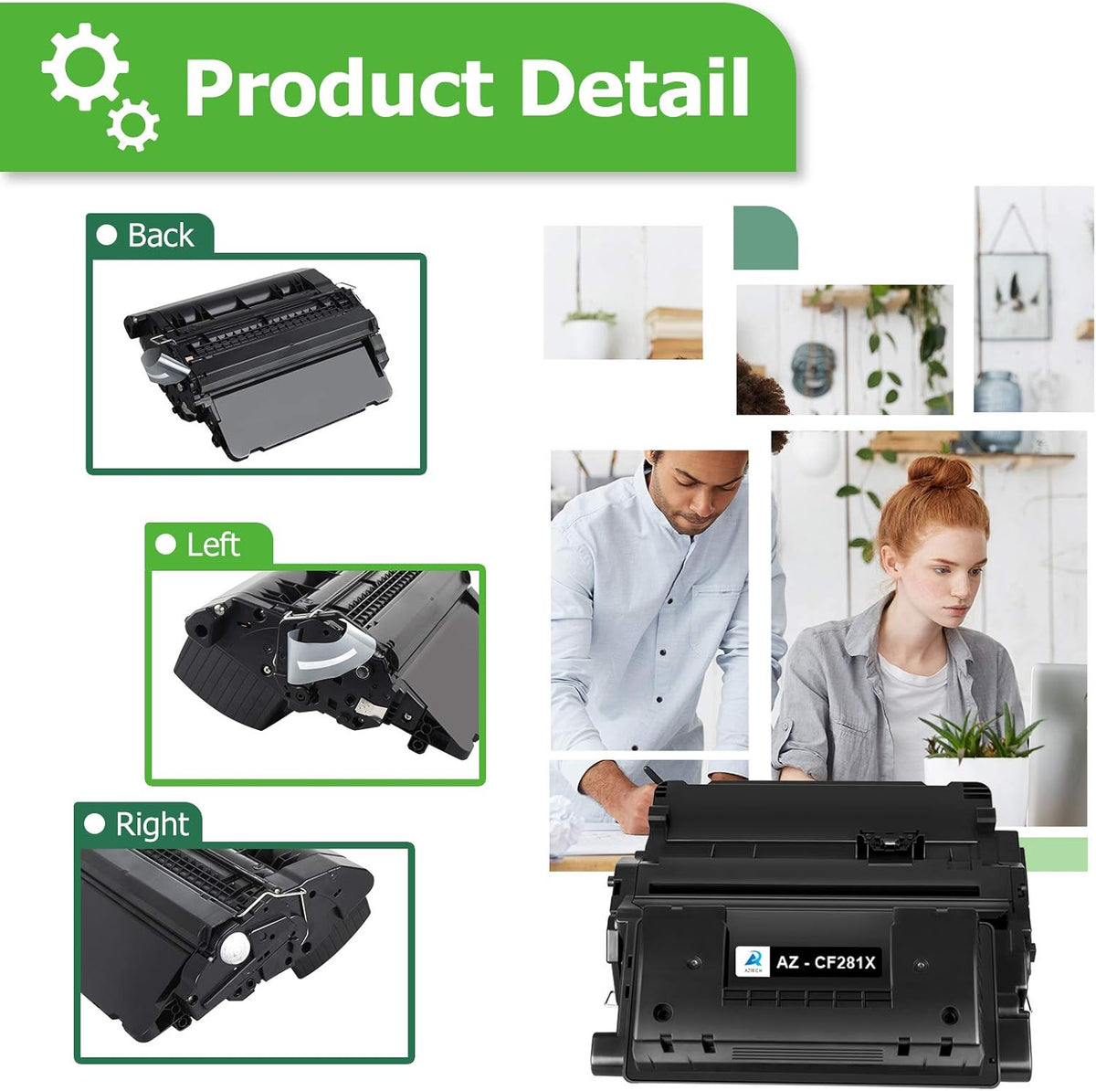 Black 1-Pack Toner Cartridge Pack of 2 A9475