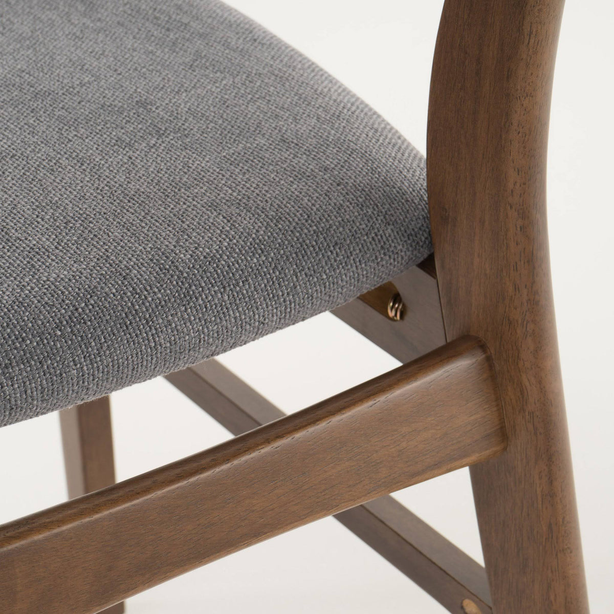 Light Beige Fabric Dining Chair (Set of 2) Y952278