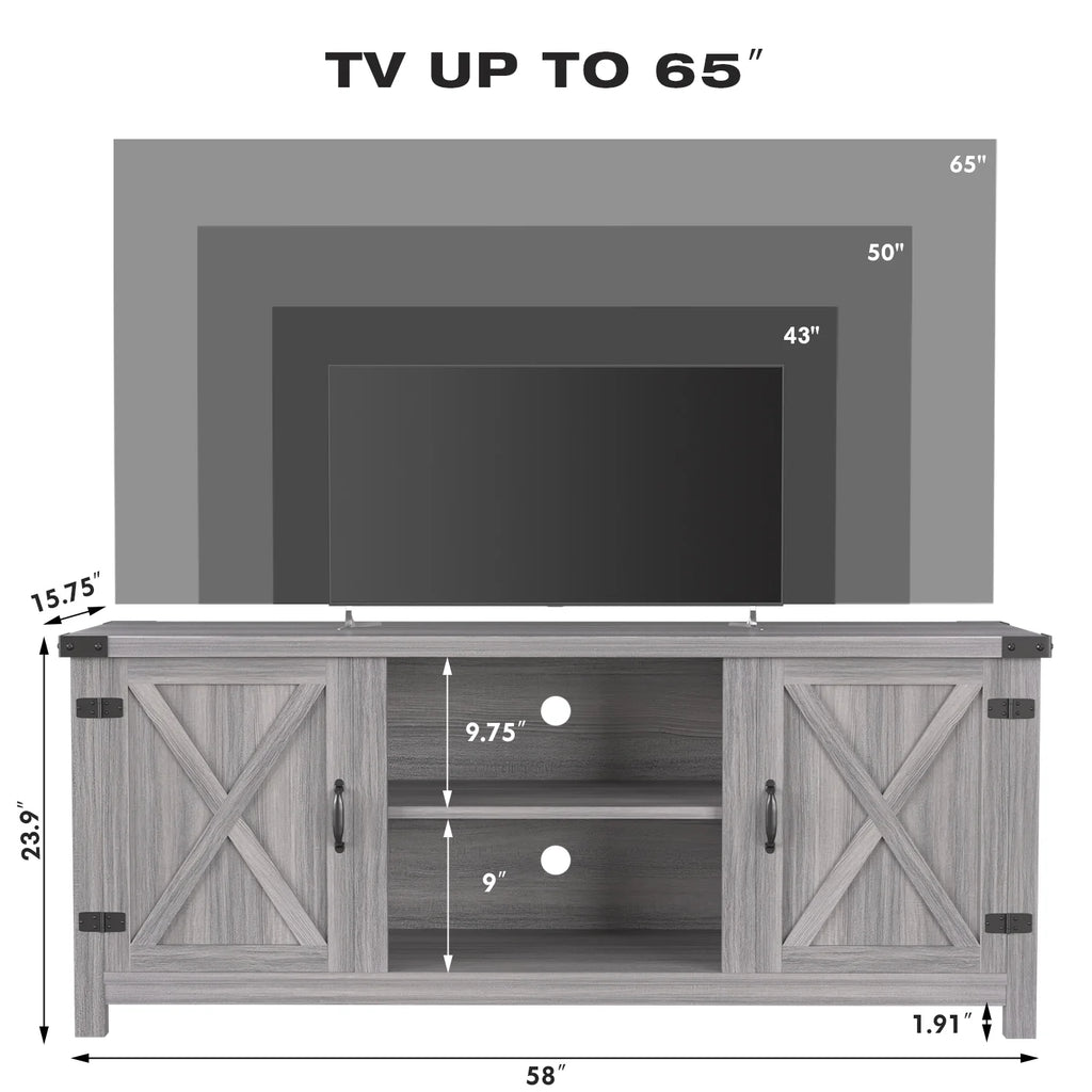 Walnut TV Stand Media Console N21824