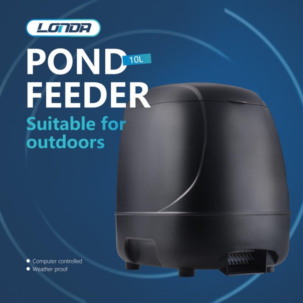 Automatic Fish Feeder Timer High Capacity Pond Fish Feeder M254