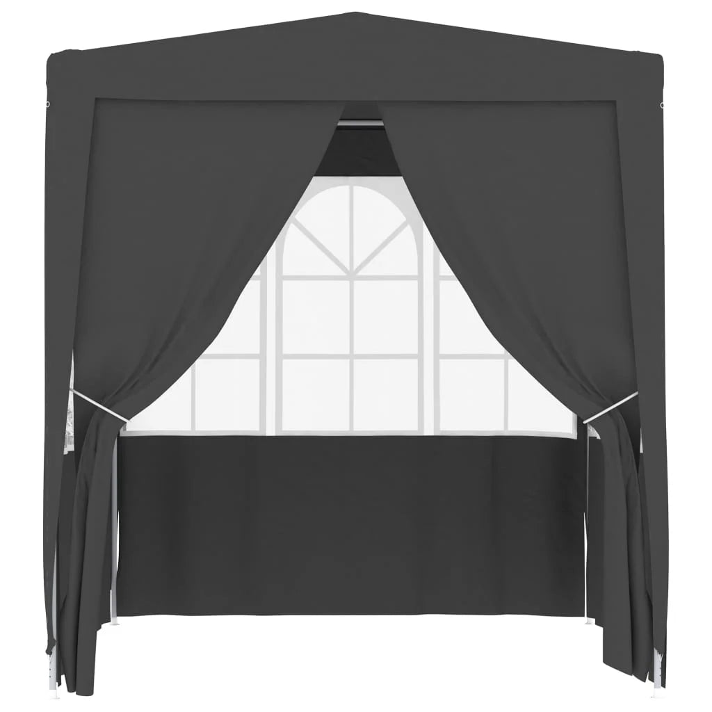 Party Tent with Side Walls 6.6'x6.6' Anthracite A81771