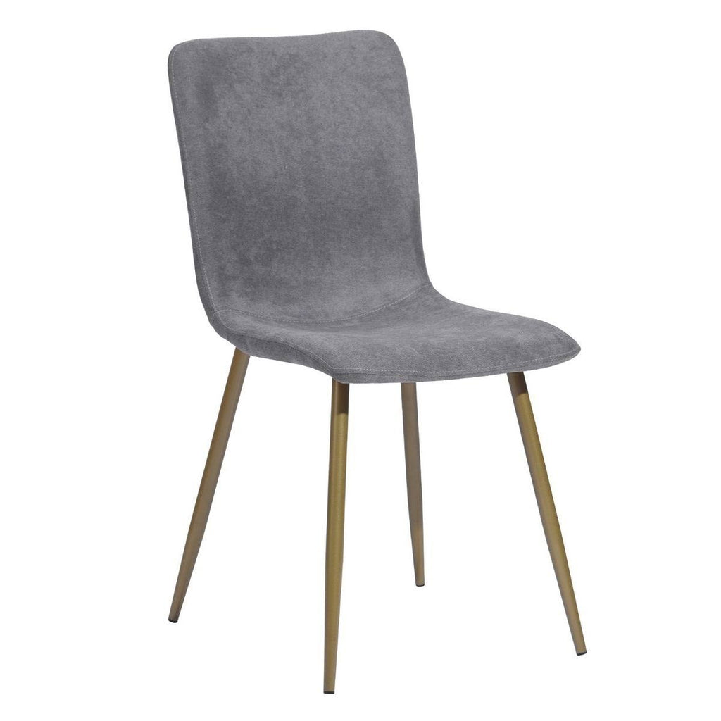 Dark Grey Upholstered Dining Chair (Set of 4) E57953