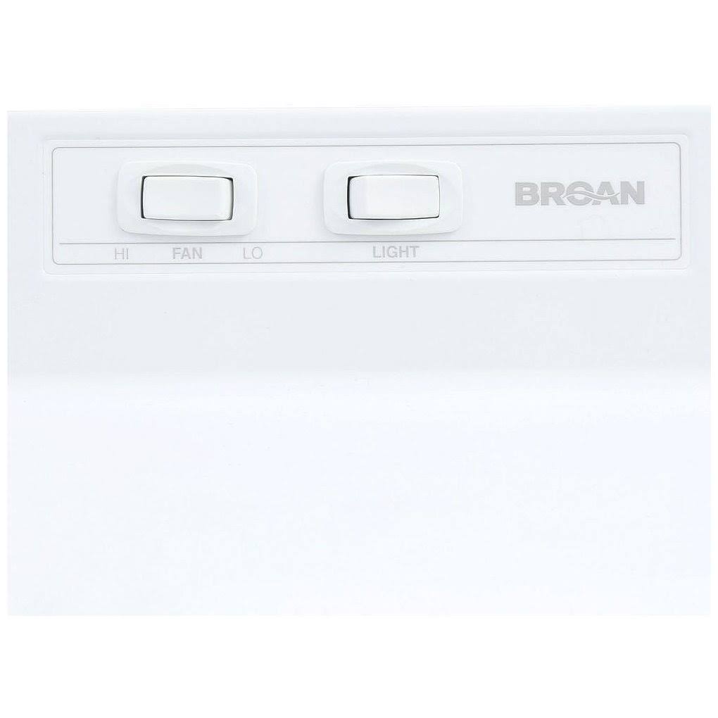 White 30-Inch Under-Cabinet Range Hood E21957