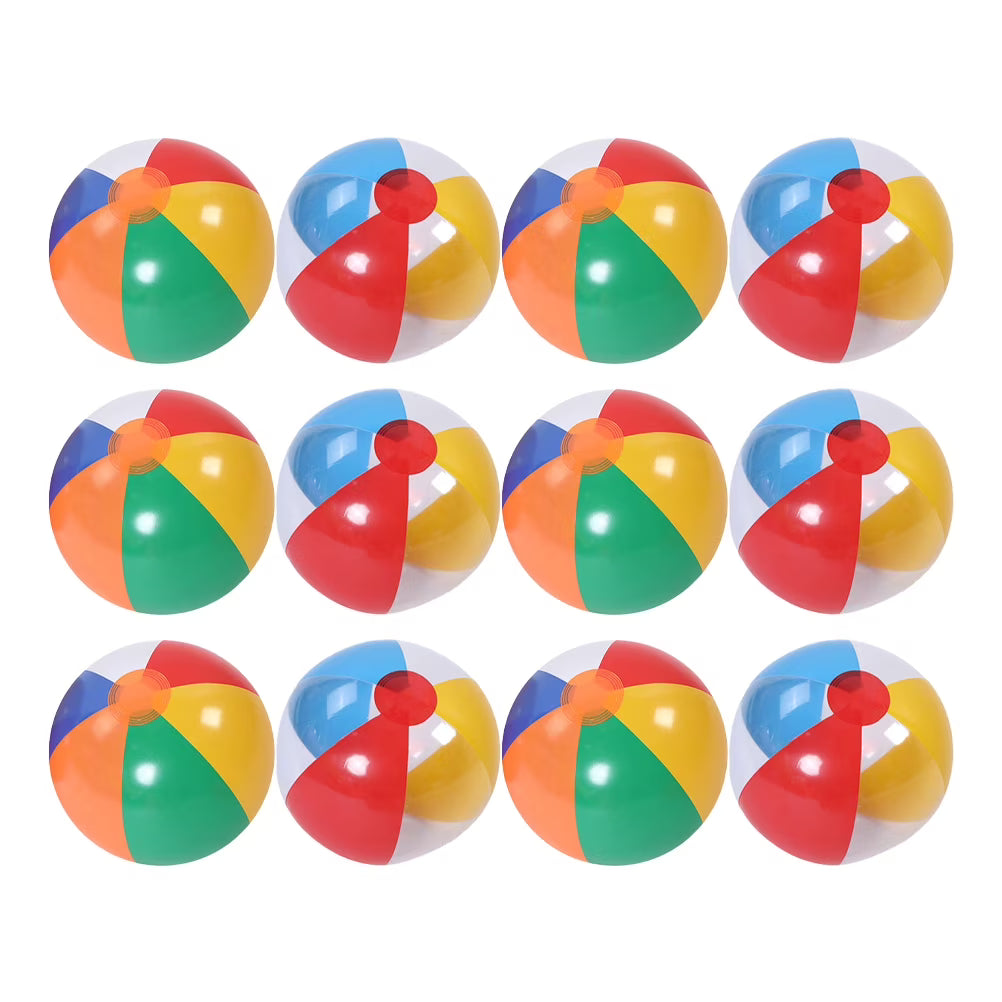 12pcs Inflatable Beach Ball Pool Toy X806664
